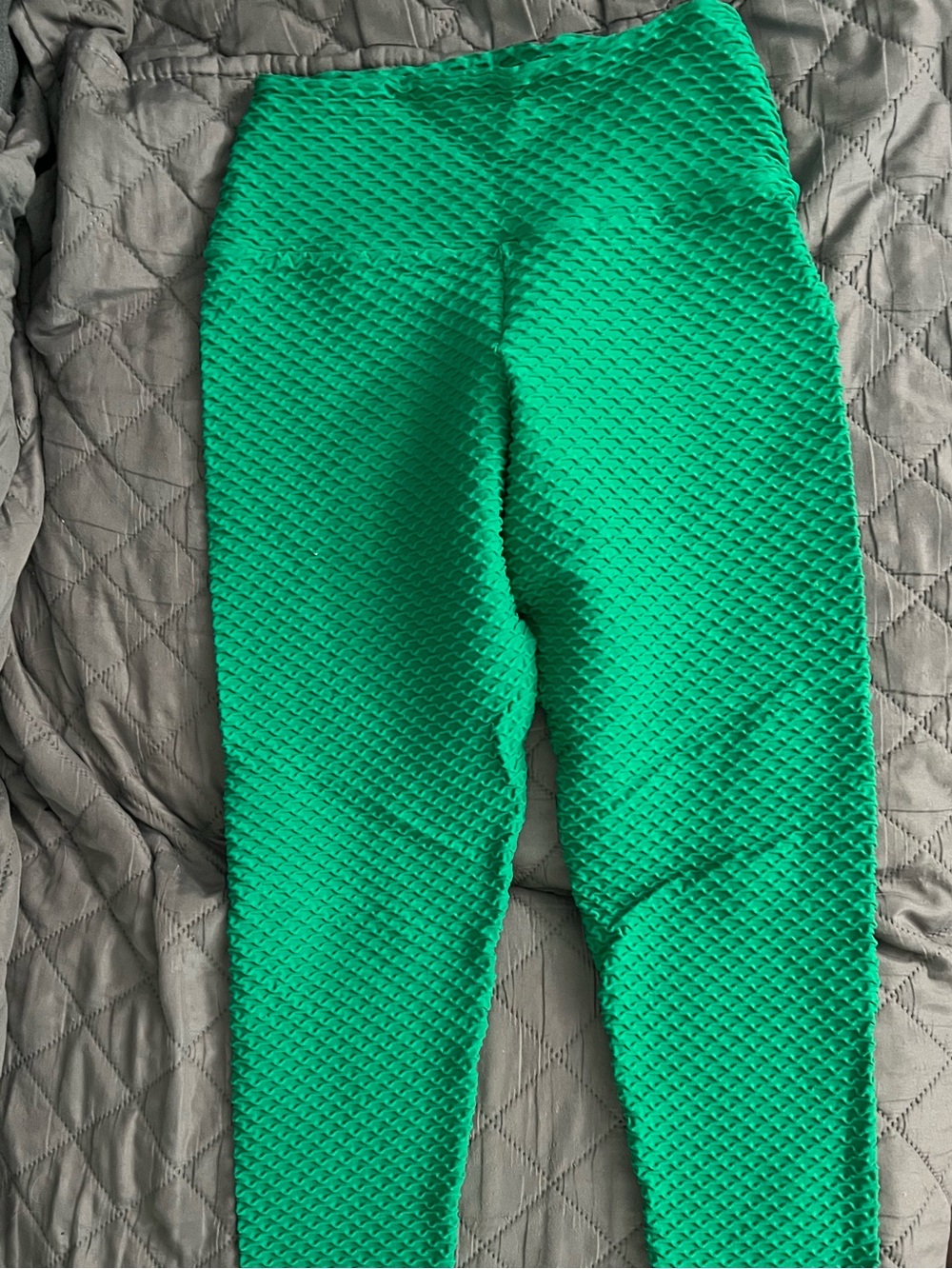 Green Crocco Skin Booty by Brabants Leggings